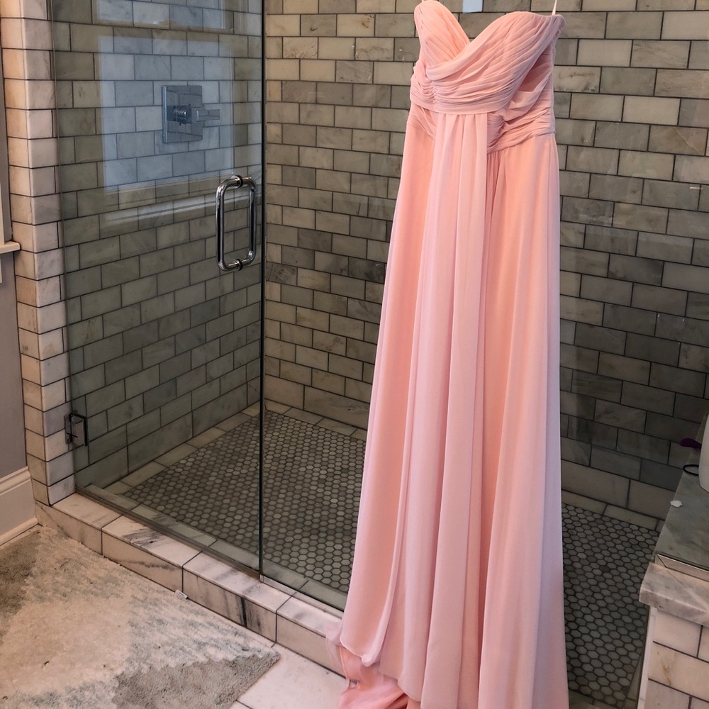 NEW. Light pink formal gown.